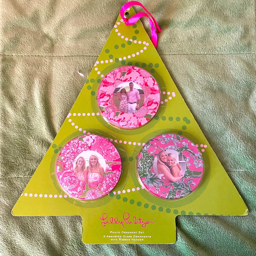 Lilly Pulitzer Ornament - 3 pack